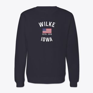 Wilke Iowa Patriot Crewneck Sweatshirt