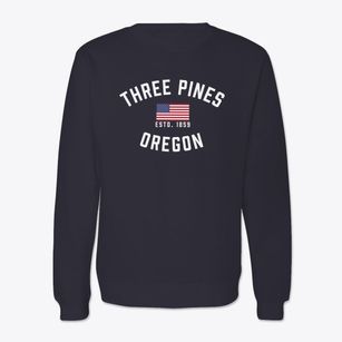 Three Pines Oregon Patriot Crewneck Sweatshirt
