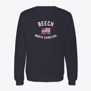 Beech North Carolina Patriot Crewneck Sweatshirt