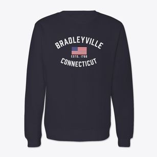 Bradleyville Connecticut Patriot Crewneck Sweatshirt