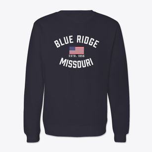 Blue Ridge Missouri Patriot Crewneck Sweatshirt