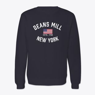 Deans Mill New York Patriot Crewneck Sweatshirt
