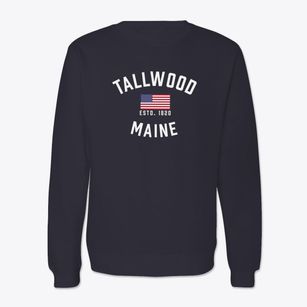 Tallwood Maine Patriot Crewneck Sweatshirt