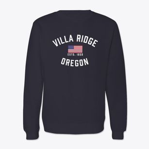 Villa Ridge Oregon Patriot Crewneck Sweatshirt