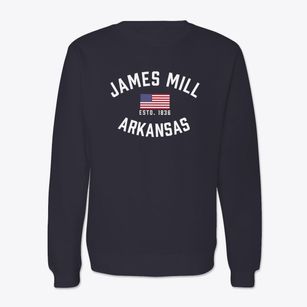 James Mill Arkansas Patriot Crewneck Sweatshirt