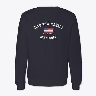 Elko New Market Minnesota Patriot Crewneck Sweatshirt