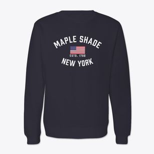Maple Shade New York Patriot Crewneck Sweatshirt