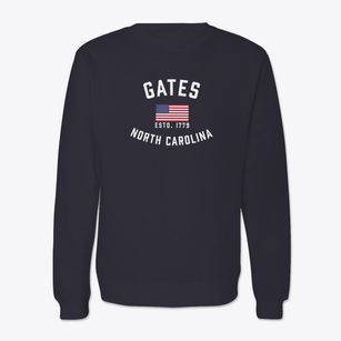 Gates North Carolina Patriot Crewneck Sweatshirt