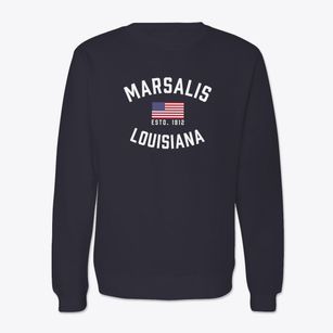 Marsalis Louisiana Patriot Crewneck Sweatshirt