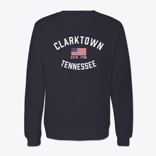Clarktown Tennessee Patriot Crewneck Sweatshirt