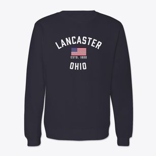 Lancaster Ohio Patriot Crewneck Sweatshirt