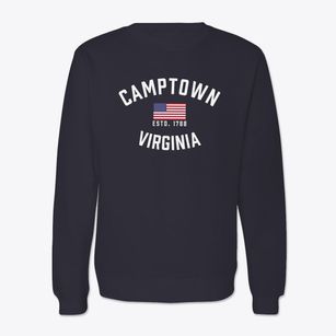 Camptown Virginia Patriot Crewneck Sweatshirt