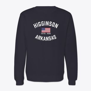 Higginson Arkansas Patriot Crewneck Sweatshirt