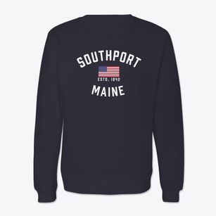 Southport Maine Patriot Crewneck Sweatshirt