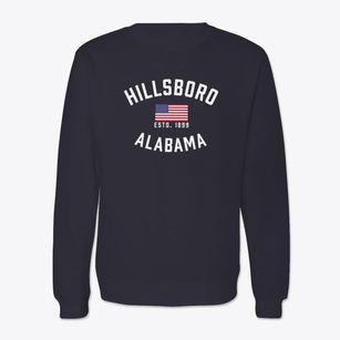 Hillsboro Alabama Patriot Crewneck Sweatshirt