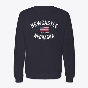 Newcastle Nebraska Patriot Crewneck Sweatshirt
