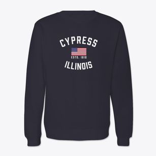 Cypress Illinois Patriot Crewneck Sweatshirt