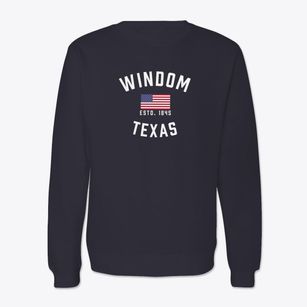 Windom Texas Patriot Crewneck Sweatshirt