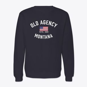 Old Agency Montana Patriot Crewneck Sweatshirt