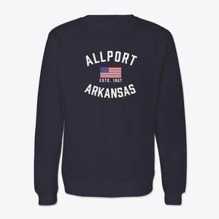 Allport Arkansas Patriot Crewneck Sweatshirt