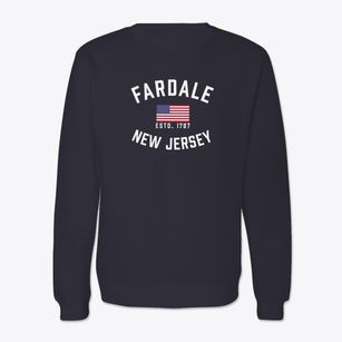 Fardale New Jersey Patriot Crewneck Sweatshirt