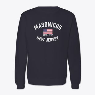 Masonicus New Jersey Patriot Crewneck Sweatshirt