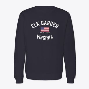 Elk Garden Virginia Patriot Crewneck Sweatshirt