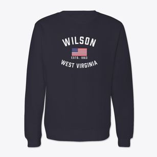 Wilson West Virginia Patriot Crewneck Sweatshirt