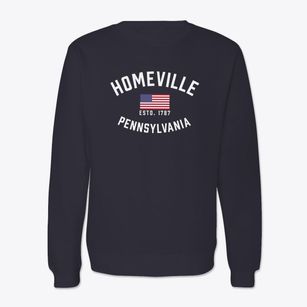 Homeville Pennsylvania Patriot Crewneck Sweatshirt