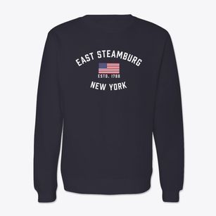 East Steamburg New York Patriot Crewneck Sweatshirt