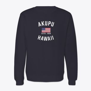 Akupu Hawaii Patriot Crewneck Sweatshirt