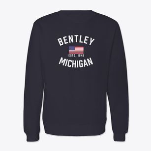 Bentley Michigan Patriot Crewneck Sweatshirt