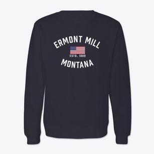 Ermont Mill Montana Patriot Crewneck Sweatshirt