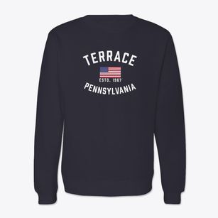 Terrace Pennsylvania Patriot Crewneck Sweatshirt