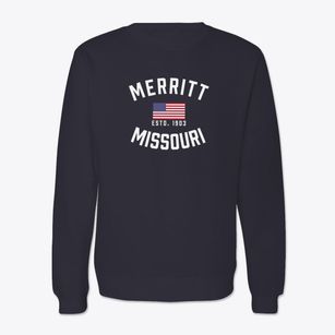 Merritt Missouri Patriot Crewneck Sweatshirt