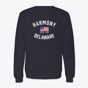 Harmony Delaware Patriot Crewneck Sweatshirt