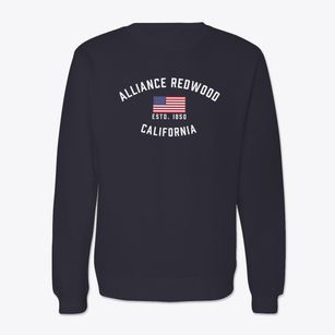 Alliance Redwood California Patriot Crewneck Sweatshirt