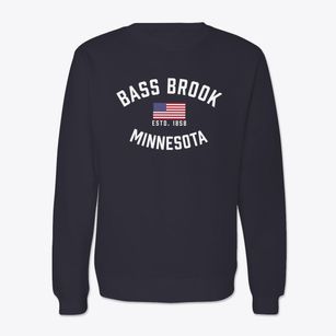 Bass Brook Minnesota Patriot Crewneck Sweatshirt