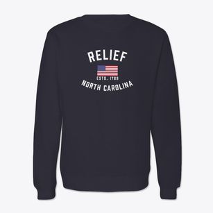 Relief North Carolina Patriot Crewneck Sweatshirt