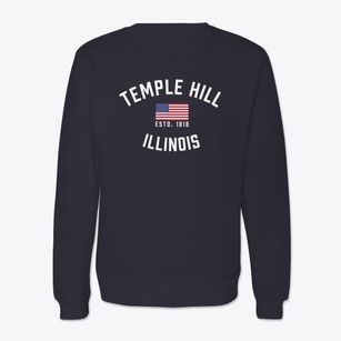 Temple Hill Illinois Patriot Crewneck Sweatshirt