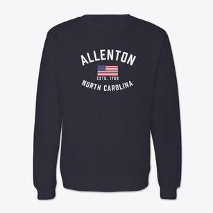 Allenton North Carolina Patriot Crewneck Sweatshirt