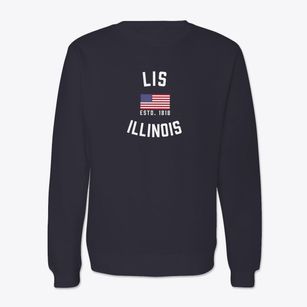 Lis Illinois Patriot Crewneck Sweatshirt