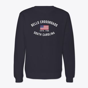 Bells Crossroads South Carolina Patriot Crewneck Sweatshirt