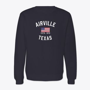 Airville Texas Patriot Crewneck Sweatshirt