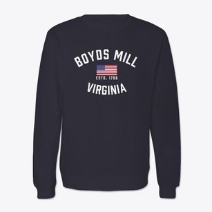 Boyds Mill Virginia Patriot Crewneck Sweatshirt