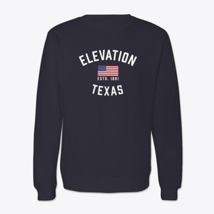 Elevation Texas Patriot Crewneck Sweatshirt
