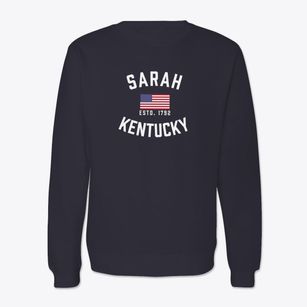 Sarah Kentucky Patriot Crewneck Sweatshirt
