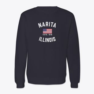 Narita Illinois Patriot Crewneck Sweatshirt