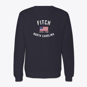 Fitch North Carolina Patriot Crewneck Sweatshirt