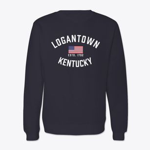 Logantown Kentucky Patriot Crewneck Sweatshirt